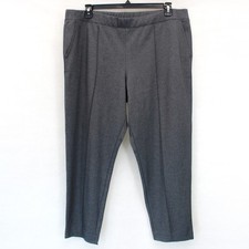 J.Jill Plus Gray Slim Pocket Stretch Waist Pants 2X