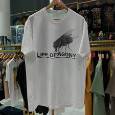 1996 Life Of Agony If I Knew How To Fly Washed T-Shirt White M 1996 Life Of Agony If I Knew How To Fly Washed T-Shirt White M