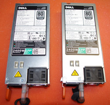 LOT OF 2 x Dell PowerEdge 2400W 80 Platinum POWER SUPPLIES 0J1CC3 USA SELLER