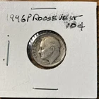 1946 Roosevelt Dime Silver 10C Circulated Uncertified 0.9 Fineness