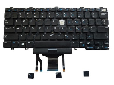 Dell Latitude E5450 5480 5490 7480 Keyboard Keycap Replacement Keys