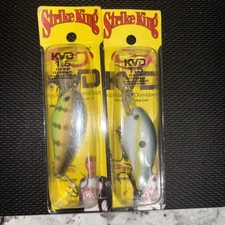 Strike king 1.5 Deep diving Square bill crank bait lot of 2