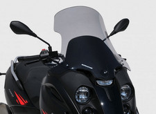 Gilera 500 Fuoco IE-07/17-BULLE Alto ERMAX Nera CLAIRE-0122003