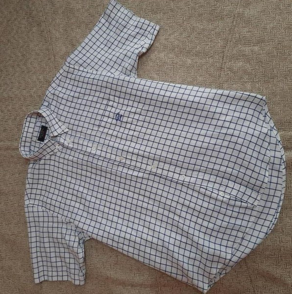 Men Paul & Shark Shirt White Cotton 40 /L / 48 #C33H