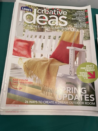 Lot of 15 Lowe's Creative Ideas for Home and Garden Magazines - Bild 10 von 16