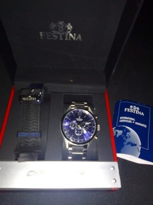 Festina Chronograph dunkelblau
