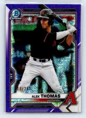 2021 Bowman Chrome Alek Thomas #BCP-31 Diamondbacks Mojo Refractor RC /250