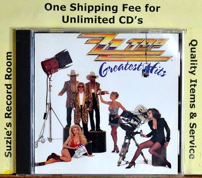 CD ZZ Top Greatest Hits #C Got Me Under Pressure -Tush -La Grange -Rough Boy