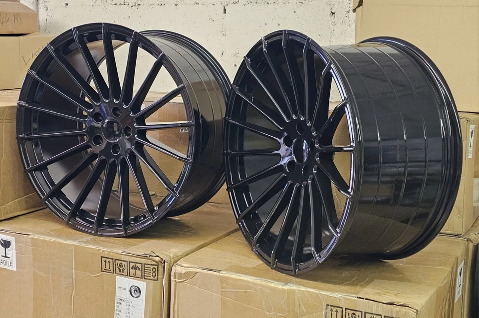 22 Zoll HAXER®️ Konkave Felgen Glanzschwarz BMW X5 X6+MERCEDES ML GLE AMG *NEU* - Bild 4 von 4