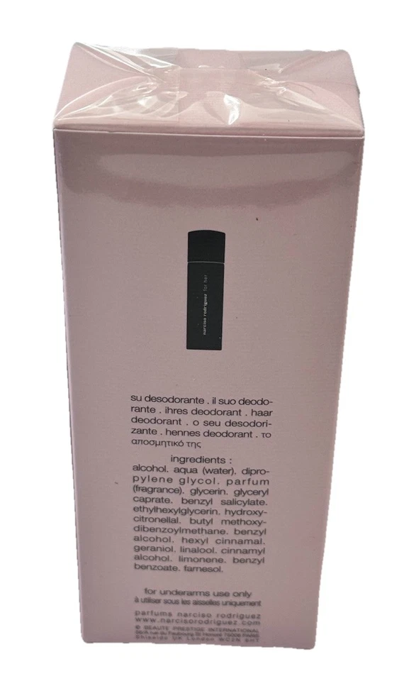NARCISCO RODRIGUEZ FOR HER DEODORANT SPRAY 100 ML/3.3 FL.OZ. NIB - Image 3 of 4