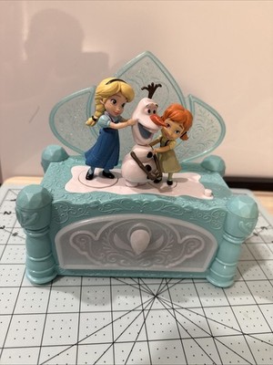 Disney Frozen Music Box Anna Elsa Olaf ''Do You Want To Build A Snowman'' Animated