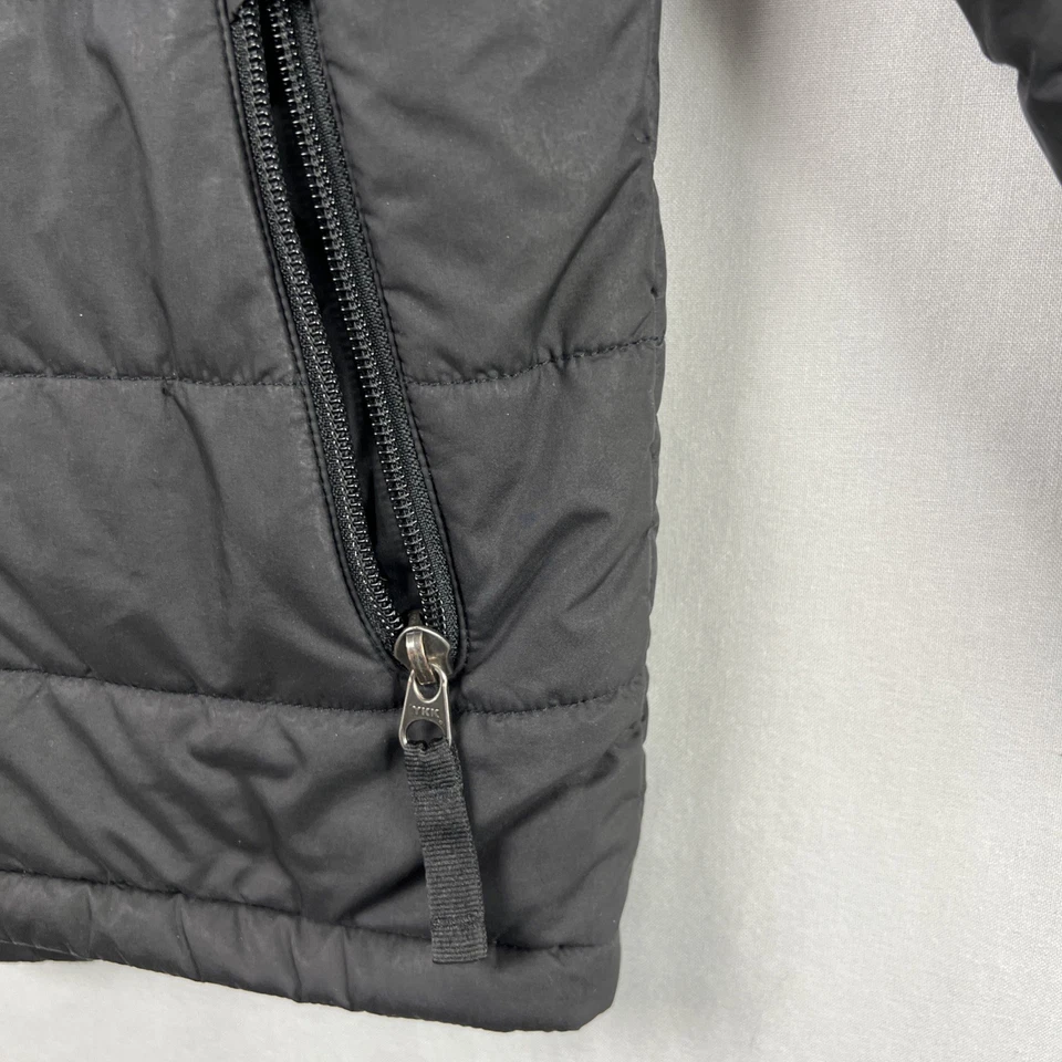 The North Face Puffer Jacket Boys XS Sherpa Reversible Black Kids Polyester Hood - Image 3 of 4
