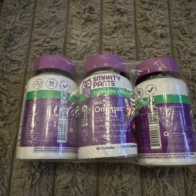 3x SmartyPants Organic Toddler Formula Multivitamin Gummies - 45ct Ex 1/27