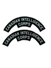 Canadian Intelligence Corps Shoulder Titles Insignia Pair