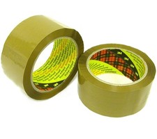 Image of 3M Packing Parcel Tape Scotch 371 Brown or Clear 48mm x 66m
