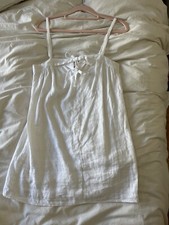 Reformation White Linen Dress Size 0