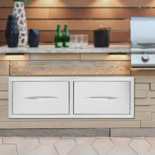 Horizontal Drawer Rectangular Kitchen Drawer Stainless Steel Kitchen Drawer