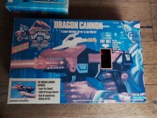 1994# Playmates superhuman Samurai Syber-Squad DRAGON CANNON Rare Sealed Faded