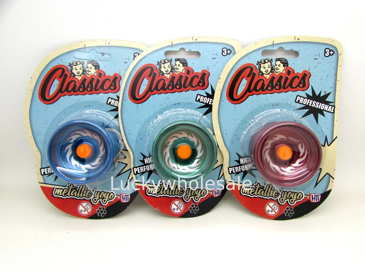 Chaoshihui 10pcs Fun Yoyo Toys Metal Yoyo Yoyo Game String Trick