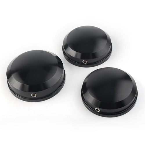 Front Fork Stem Upper Nut Cover Black For Harley Softail FXDL FLSTF