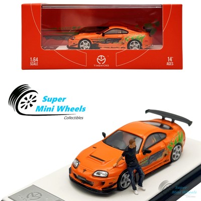 Time Micro 1:64 Fast & Furious Toyota Supra A80Z Paul Orange with