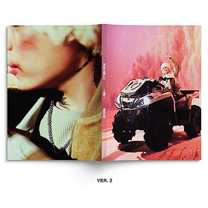 KID MILLI [BEIGE] 2nd Album VER.2 CD+P.Book+etc Feat. Sik-K, pH-1, Won Jae Woo