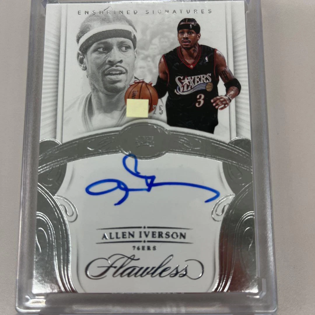 2017-18 Panini Flawless Allen Iverson Auto /25 Limited