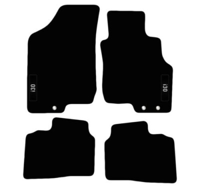 Tailored Mats FOR Hyundai i30 2009 to 2012 with logo Carpet Car Floor ...