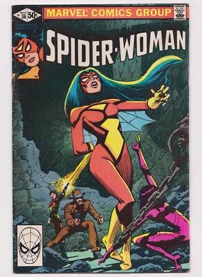 Spider-Woman #36 (March 1981) Boarded Sleeved  Direct version