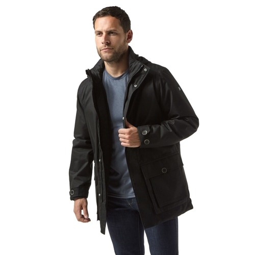 Craghoppers Insulated Waterproof Coat Mens Small Hooded Winter Jacket S - Picture 2 of 5