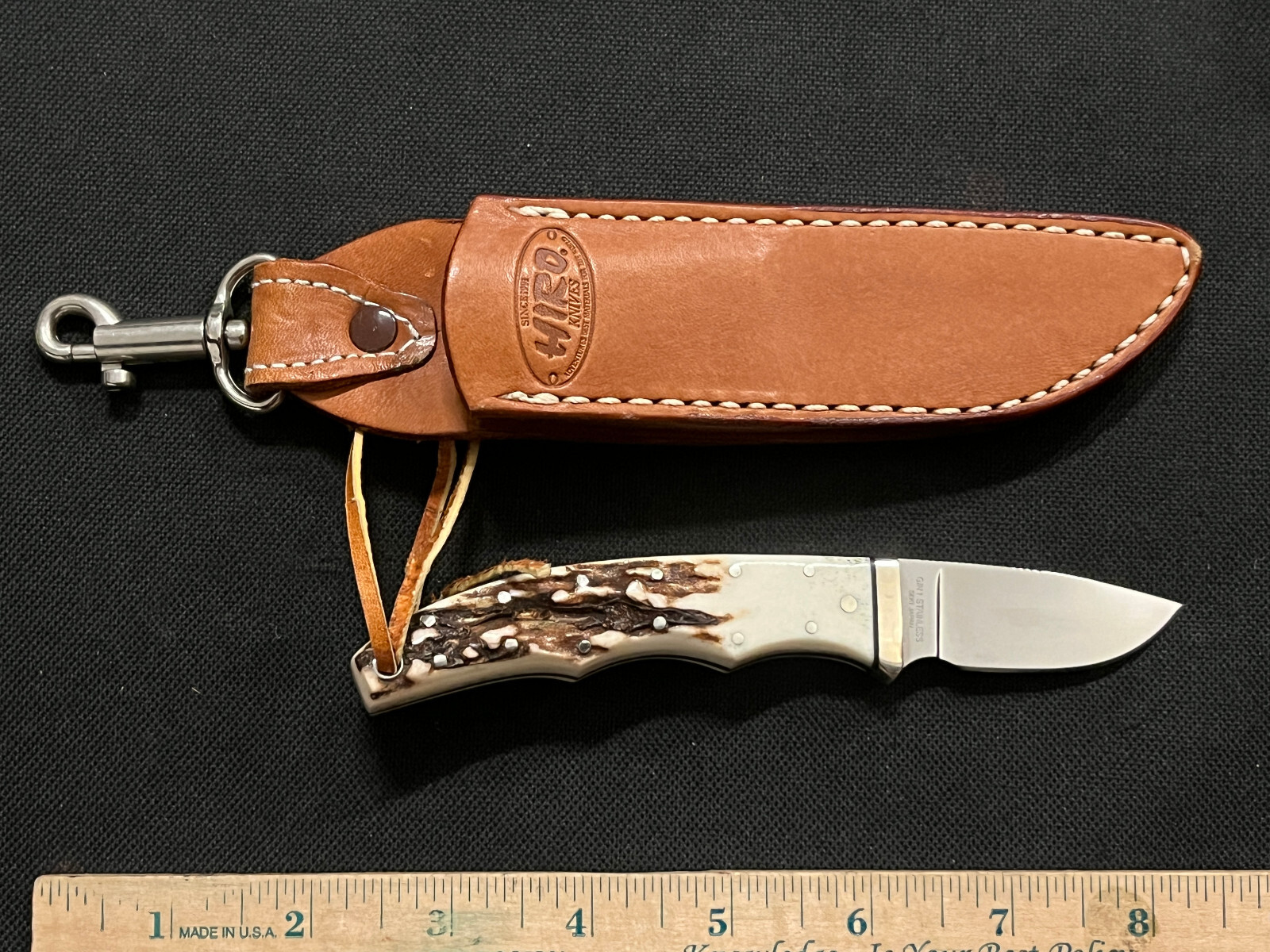 Vintage HIRO Wild Turkey Hunting Knife Bird Trout SUPERB QUALITY Seki
