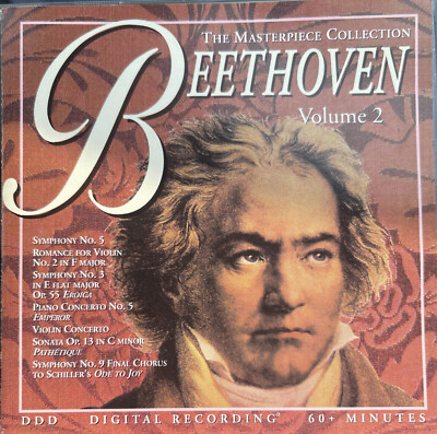The Masterpiece Collection: Beethoven (CD, Oct-1997, Regency Music)