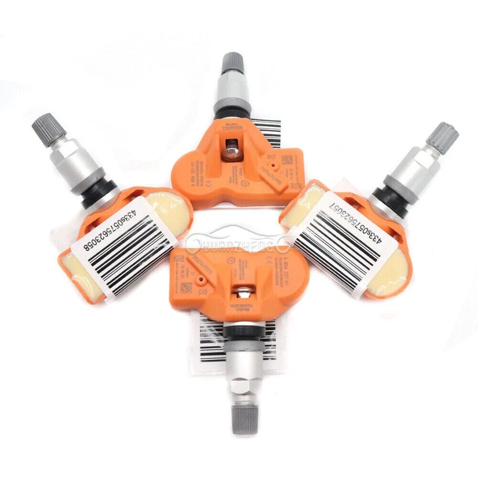Juego (4) 36106856227 Naranja NUEVO TPMS SENSOR DE PRESIÓN DE NEUMÁTICOS Para BMW Z4 MINI 433MHz Foto 4 de 4