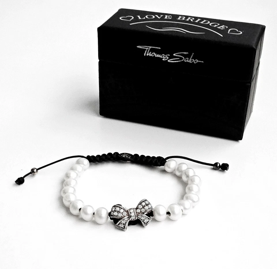 Thomas Sabo Damen Armband A1168-199-14 Süßwasserzuchtperle 925 Sterling neu - Bild 3 von 4