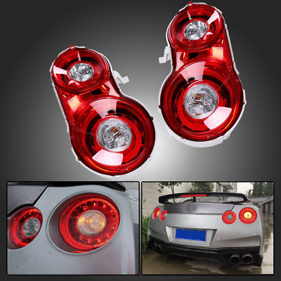 Nissan GTR GT-R R35 Upgrade Red LED Tail Lights Brake Lamps | eBay
