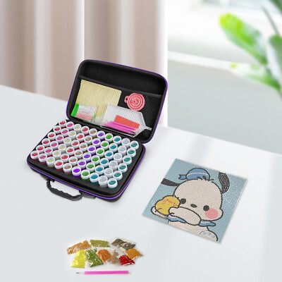 60 Slots Diamond Painting Storage Box Embroidery Accessories Grid Bead Container