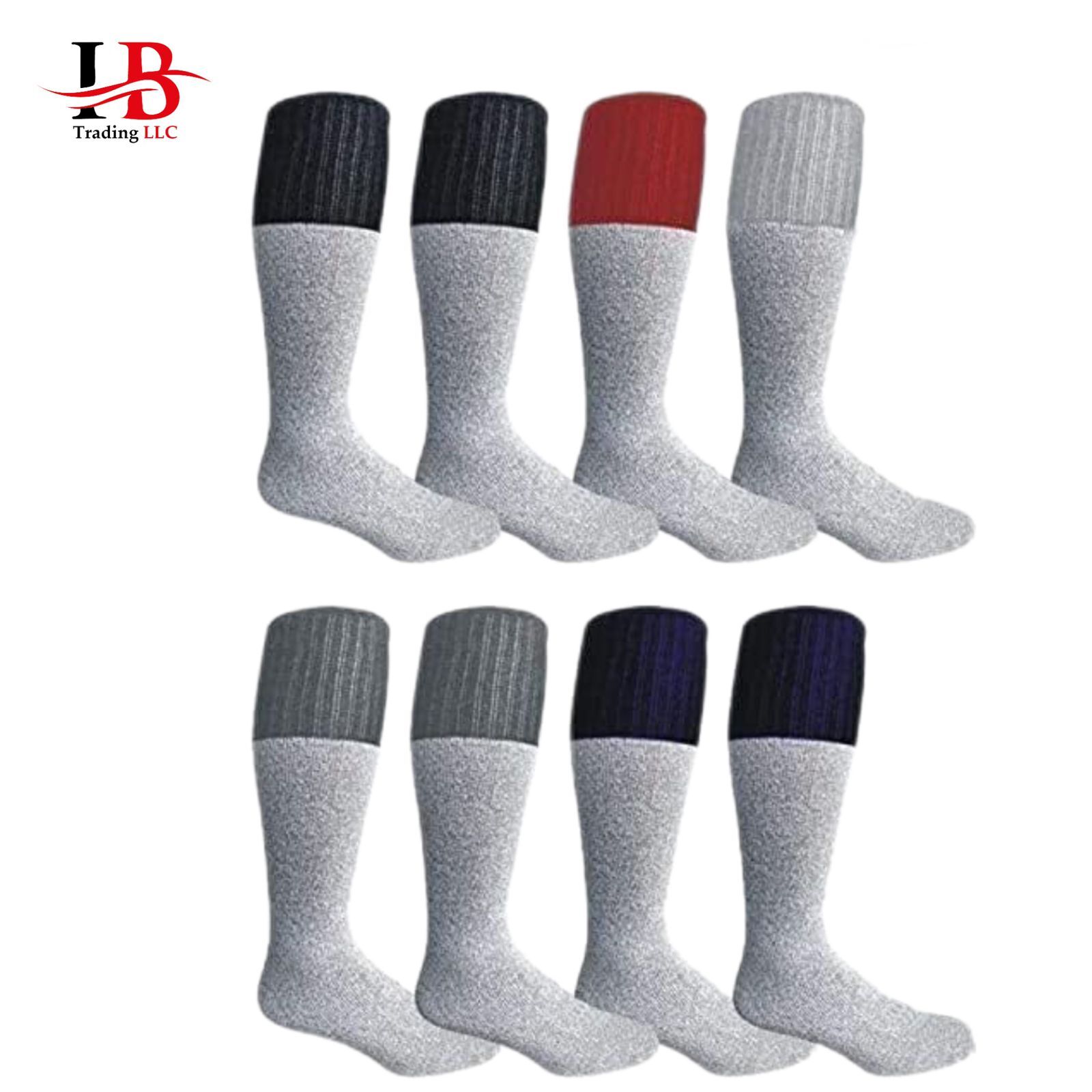 6-12 pares de calcetines térmicos de invierno para hombre cálidos resistentes tubo aislado sox talla 9-15
