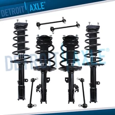 Front and Rear Struts w/ Coil Spring Sway Bars Kit for 2007 - 2011 Toyota Camry