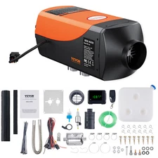 VEVOR 5KW Diesel Air Heater LCD Thermostat Quiet Remote Control Car Truck Camper