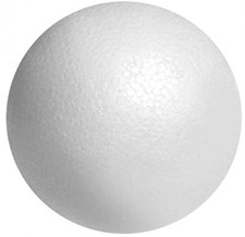 SET DA 4 PALLE sfera POLISTIROLO 6 CM  decorazione natalizia albero di natale