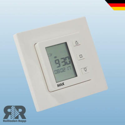 Zeitschaltuhr Max Rolladensteuerung Rollladen Rolladen Uhr + Zwischenrahmen NEU
