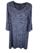 Gap Sz Small Blue Knit A Line 3/4 Length Sleeve Drews