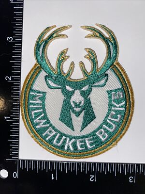 Milwaukee bucks iron on patch 