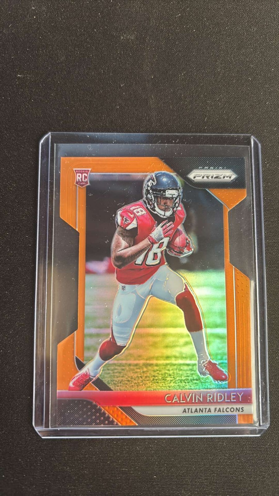 2018 Prizm Calvin Ridley Rookie Orange Prizm /249 PSA 9 Die Cut - Jaguars WR