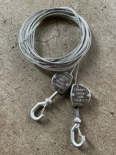 LOT OF 2 - 10’ Erico Caddy SLD 3L3 Speed Link cables 10 Feet FAST FREE SHIPPING