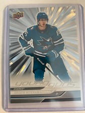 2024-25 UD Series 1 Young Guns Silver Outburst Shakir Mukhamadullin Sharks #211