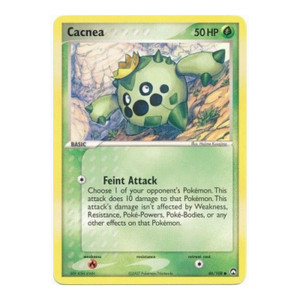 Cacnea 46/108 EX Power Keepers Vintage 2007 Pokemon Cards TCG Near Mint NM