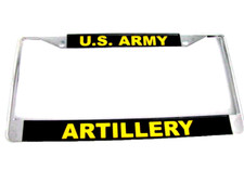 License Plate Frame-u.s. Army Artillery- 811032