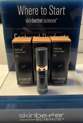 SkinBetter Science InterFuse Treatment Cream Eye 15ml (3*5ml) NEW In Box