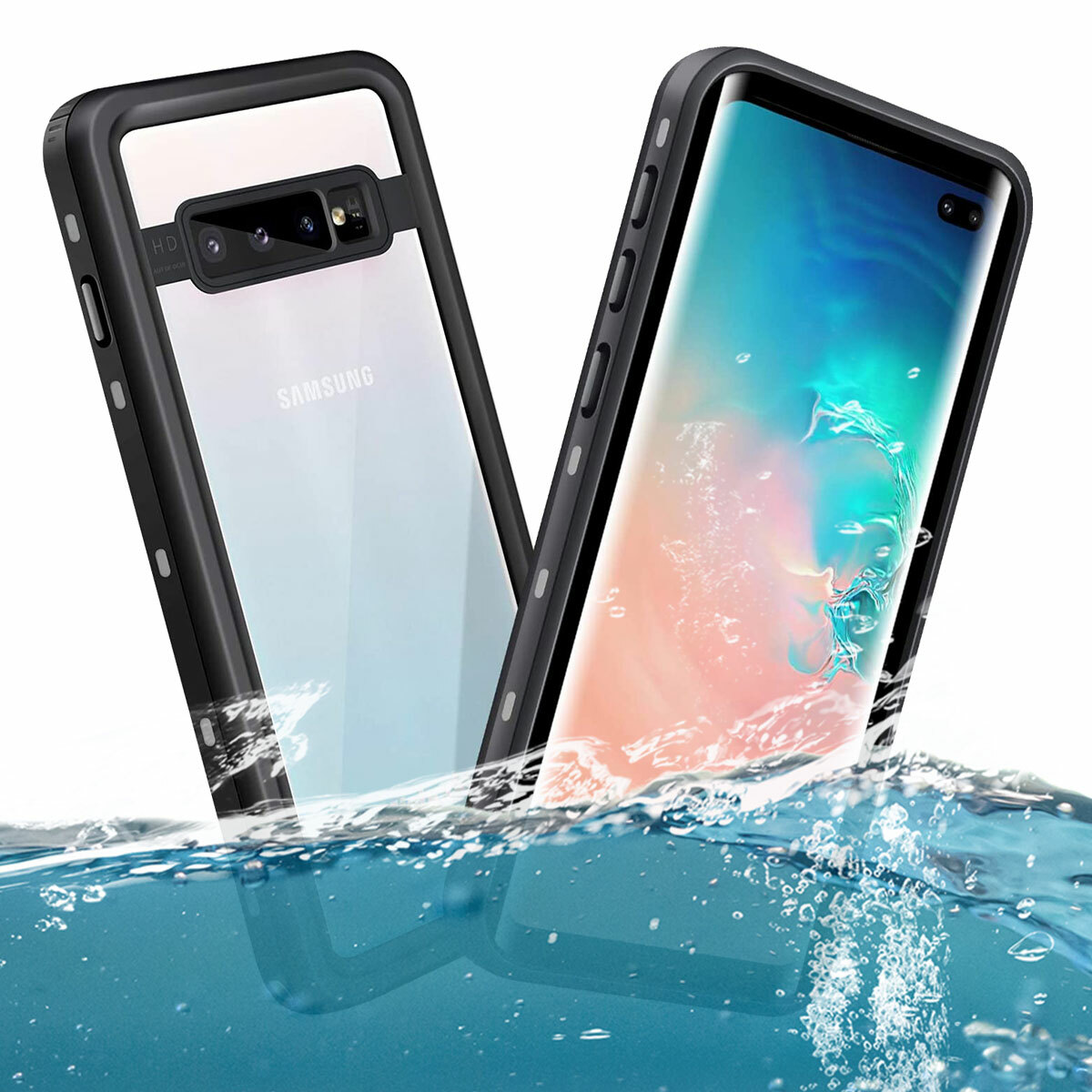 For Samsung Galaxy S10 Plus/S10 Waterproof Case Shockproof Heavy Duty